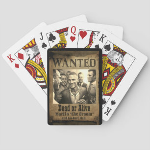 Jeu De Cartes Recherché Mort ou Vif - Enterrement de vie de garç