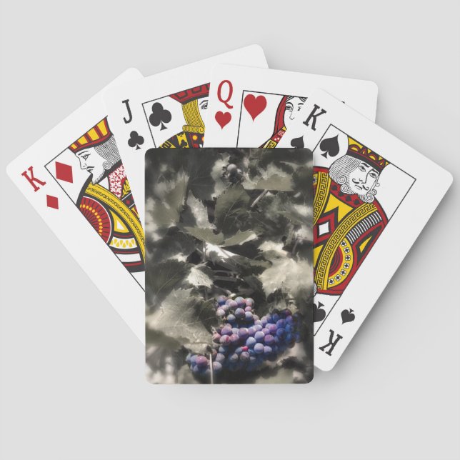 Jeu De Cartes Récolte au vignoble principal de Tefft Cellars (dos)