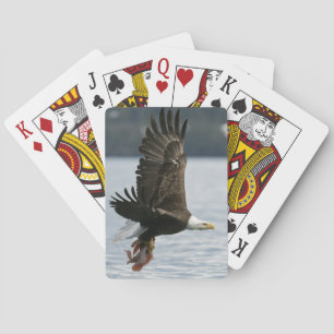 Jeu De Cartes Récupération du poisson d'aigle à tête blanche