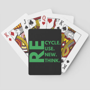 Jeu De Cartes Recycle Réutiliser Renouveler l'environnement de J