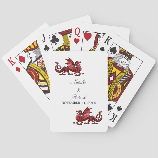 Jeu De Cartes Red Dragon Mariage Jouer des cartes (dos)