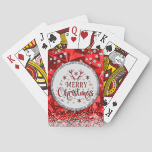 Jeu De Cartes Red Gorgey Emerald Joyeux Noël