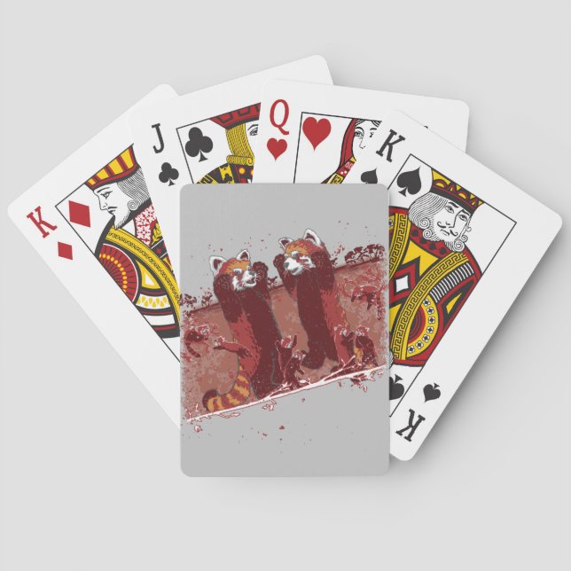 Jeu De Cartes Red Panda Fury (dos)