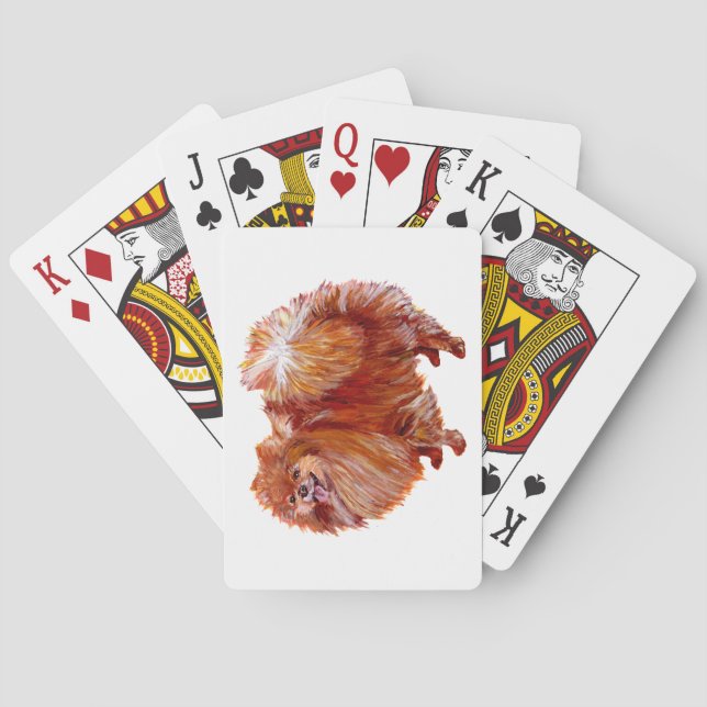 Jeu De Cartes Red Pomeranian (dos)