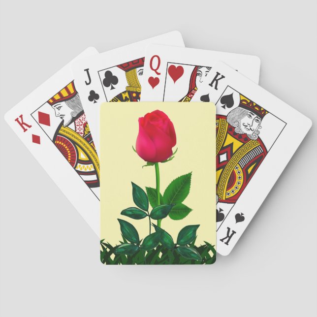 Jeu De Cartes Red Rose Classic Playing Cartes (dos)