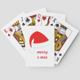 Jeu De Cartes Red Santa Hat Jouer aux cartes