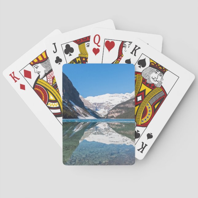 Jeu De Cartes Réflexion sur le lac Louise - Banff NP, Canada (dos)
