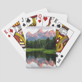 Jeu De Cartes Réflexions de Grand Teton sur l'étang Beaver