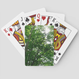 Jeu De Cartes Regard sur les arbres d'été