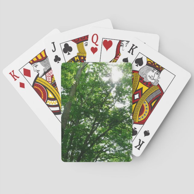 Jeu De Cartes Regard sur les arbres d'été (dos)