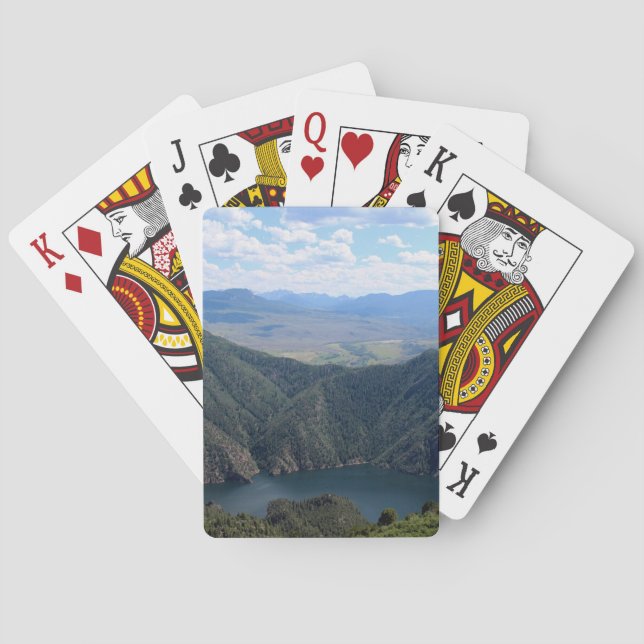 Jeu De Cartes Regardant la rivière Gunnison (dos)