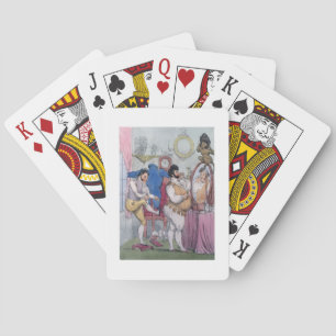 Jeu De Cartes Regency a la Mode, 1812 (gravure colorée)