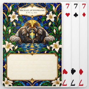 Jeu De Cartes Registre de mariage des invités avec deck de carte
