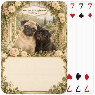 Jeu De Cartes Registre de mariage pour invités avec deck de cart