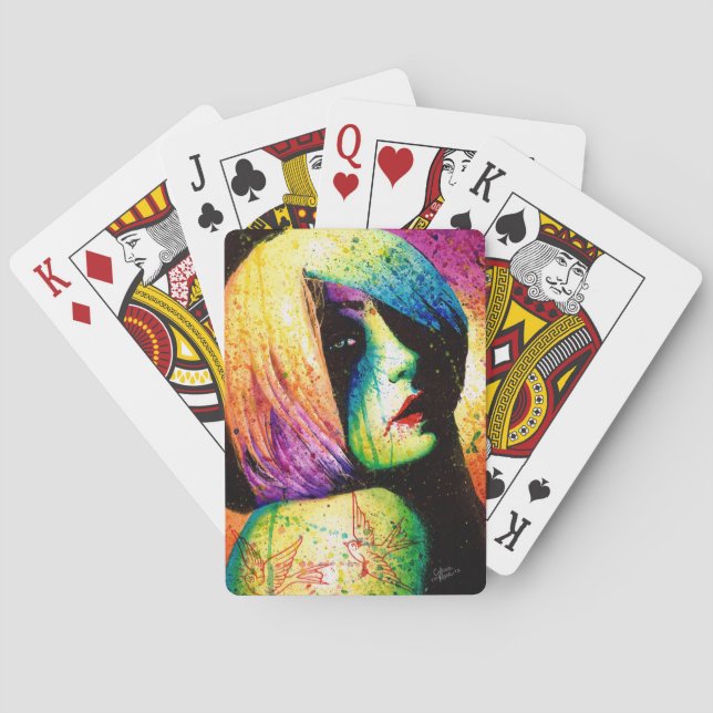 Jeu De Cartes Regrets - Pop Art Portrait (dos)
