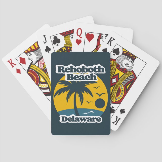 Jeu De Cartes Rehoboth Beach Delaware (dos)