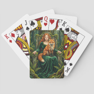 Jeu De Cartes Reine celtique de la forêt Fantaisie artistique so