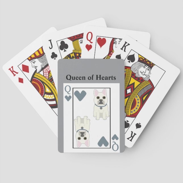 Jeu De Cartes Reine de Cœur (dos)
