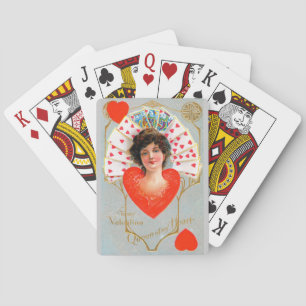 Jeu De Cartes REINE DE COEUR, Saint-Valentin