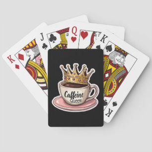 Jeu De Cartes Reine De La Caféine - Couronné De Café