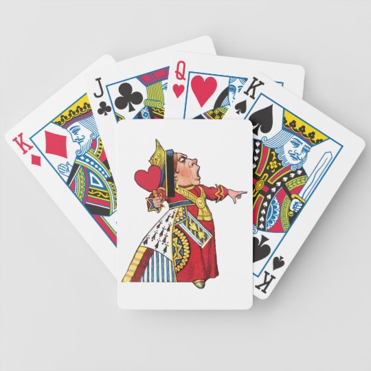 Jeu De Cartes Reine Des Coeurs D Alice Au Pays Des Merveilles Zazzle Fr