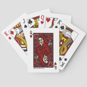 Jeu De Cartes Reine des Coeurs morte