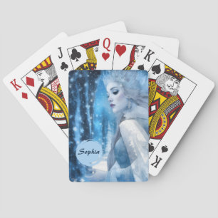 Jeu De Cartes Reine des neiges de beauté gelée en Wonderland d'h