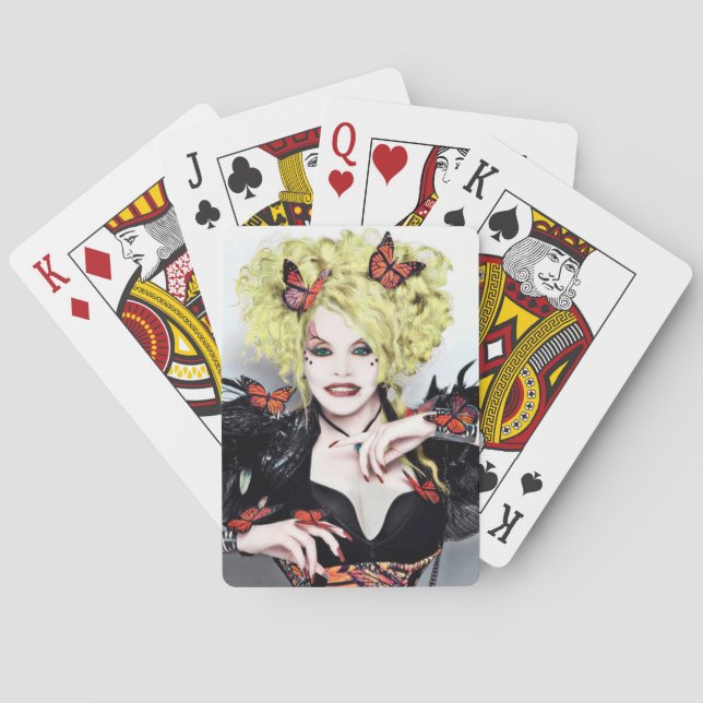 Jeu De Cartes Reine des papillons (dos)