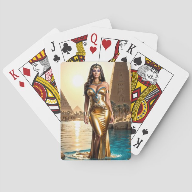 Jeu De Cartes Reine dorée du Nil (dos)
