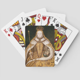 Jeu De Cartes Reine Elizabeth I en Robes de couronnement