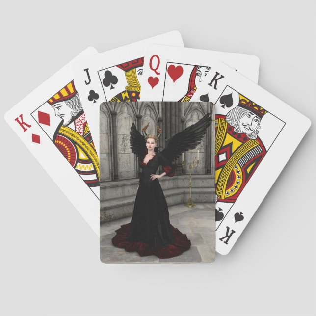 Jeu De Cartes Reine maléfique (dos)