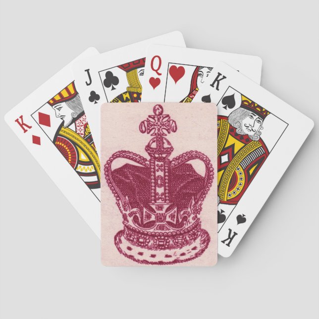 Jeu De Cartes Reine rose (dos)
