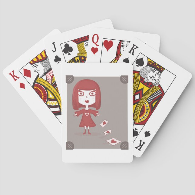 Jeu De Cartes Reine rouge (dos)