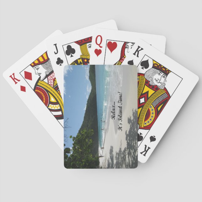 Jeu De Cartes Relax...c'est l'heure de l'île ! (dos)