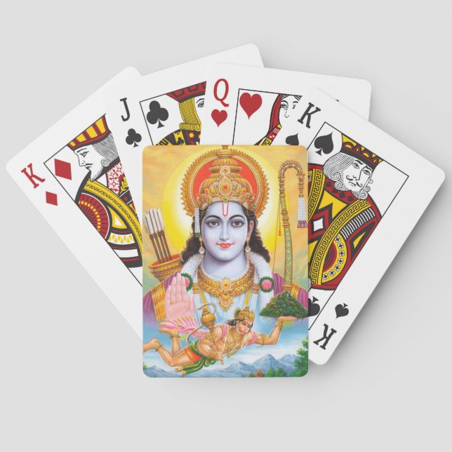 Jeu De Cartes Religion hindoue Lord Shree Ram Ram (dos)
