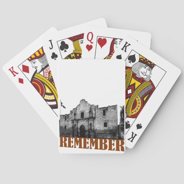 Jeu De Cartes Remember the Alamo (dos)