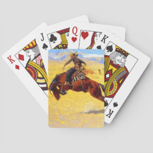 Jeu De Cartes Remington Old West Horse et Cowboy