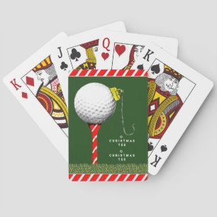Jeu De Cartes Remplisseur de bas de Noël de golf