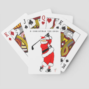 Jeu De Cartes Remplisseur de chaussette de Noël de golf