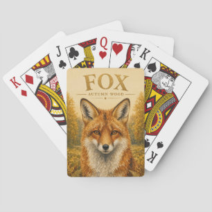 Jeu De Cartes Renard Bois Automnal Faune
