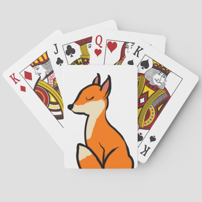 Jeu De Cartes Renard personnalisable (dos)