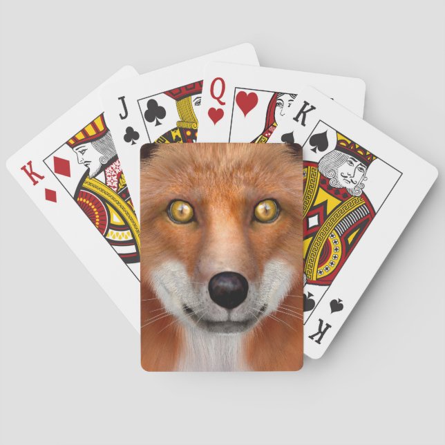 Jeu De Cartes Renard rouge (dos)