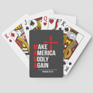 Jeu De Cartes Rendre à l'Amérique sa grandeur Trump Inaguration