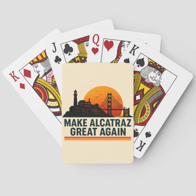 Jeu De Cartes Rendre Alcatraz super encore drôle (dos)