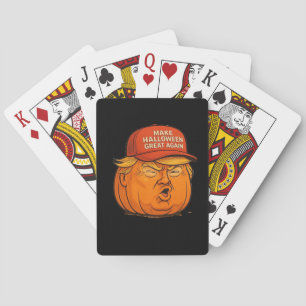 Jeu De Cartes Rendre la grandeur d'Halloween - Drôle Trumpkin Sl