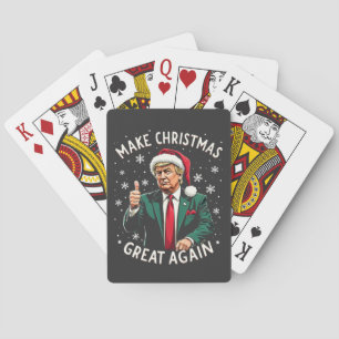 Jeu De Cartes Rendre Noël super à nouveau moche Noël Sweat Trump