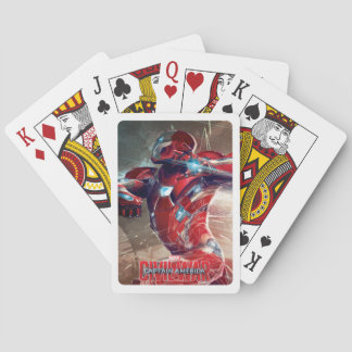 Jeu De Cartes Rendu d'action Iron Man avec superposition d'esqui