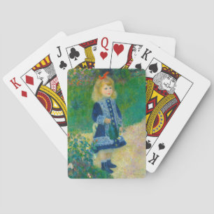 Jeu De Cartes Renoir fille avec une canne d'arrosage