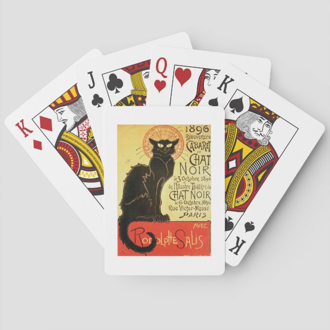 Jeu De Cartes Reopening of the Chat Noir Cabaret, 1896 (colour l (dos)