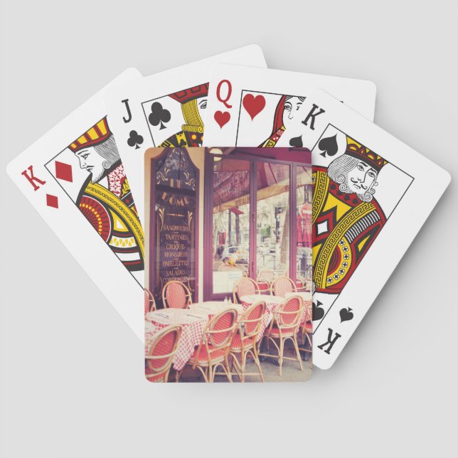 Jeu De Cartes Repas À Paris Al Fresco (dos)
